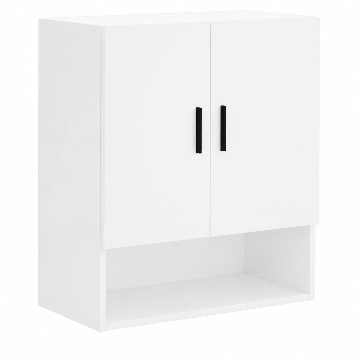 Armoire, avec rangement, coloris blanc, pour la chambre