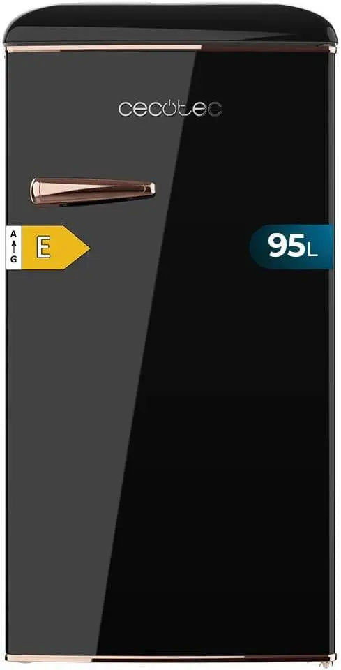 Cecotec Mini Frigo Retro Bolero Coolmarket TT Origin 103 noir E. Mini Réfrigérateur Noir – 95 L