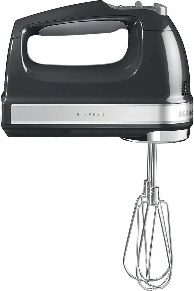 KitchenAid Batteur Électrique 9 Vitesses avec Soft Start Noir Onyx – 85 W