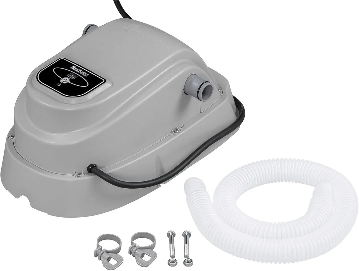 Bestway Chauffage de Piscine pour Piscine Hors Sol Gris 4,6 m – appareil de chauffage