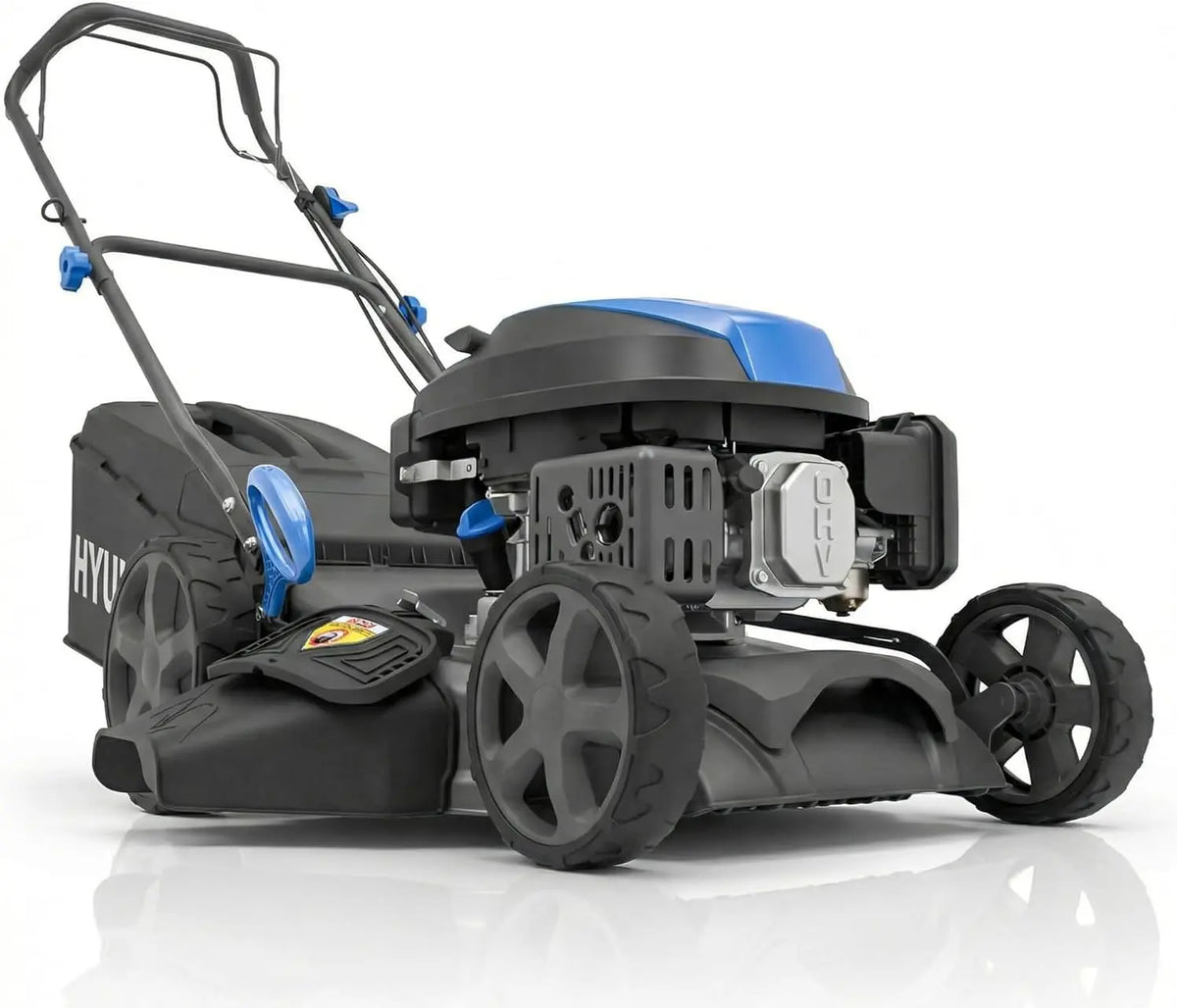 Hyundai Tondeuse à Gazon Thermique Autotractée Noire 43 cm – HYM17150SPX