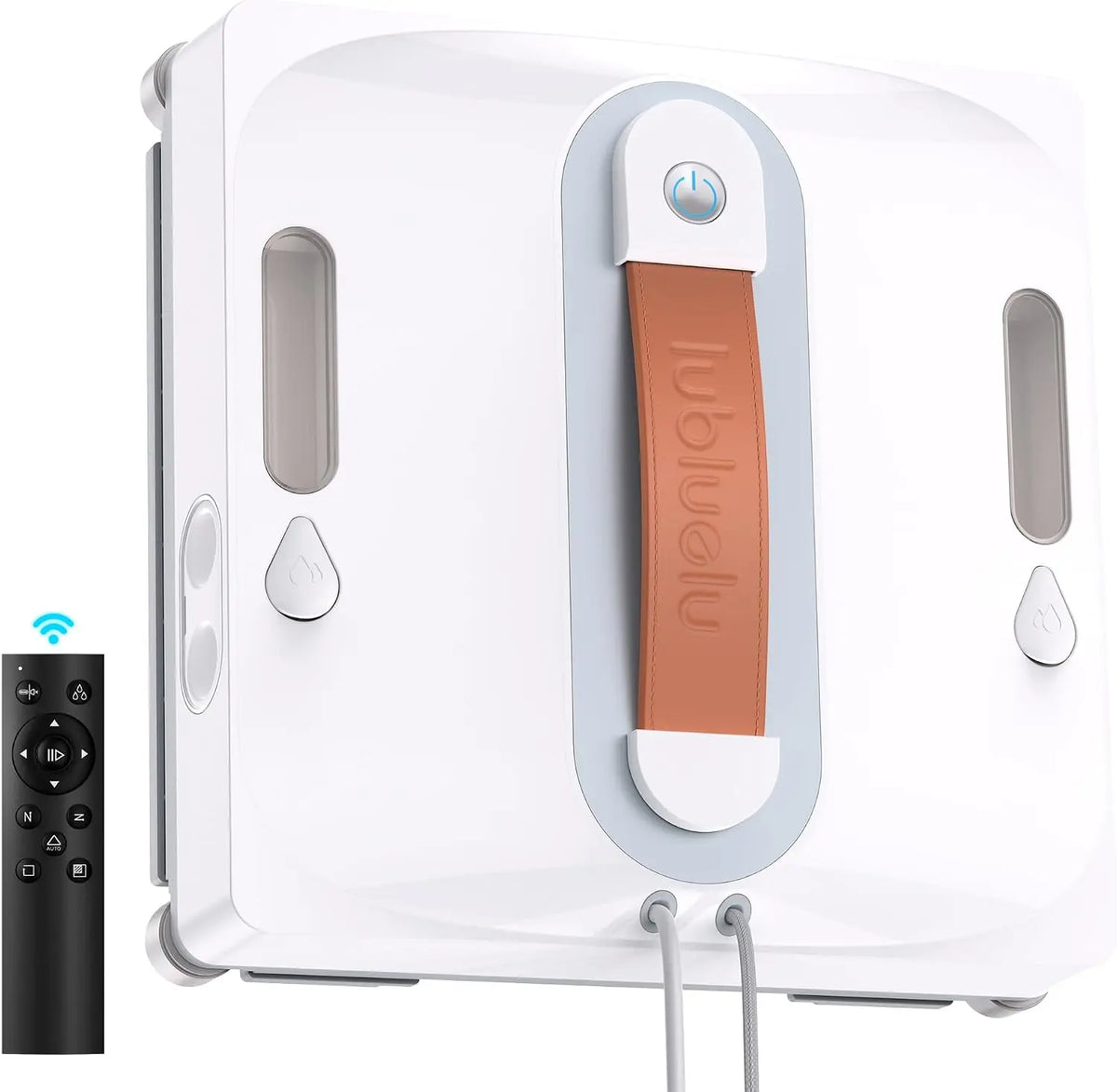 Lubluelu Robot Lave-Vitres avec Navigation IA – orange
