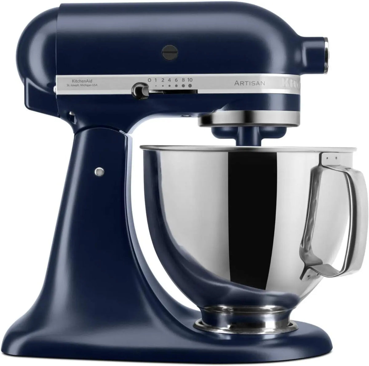 KitchenAid Artisan Robot Pâtissier 4,7L Tête Inclinable Bleu encre – 300 W