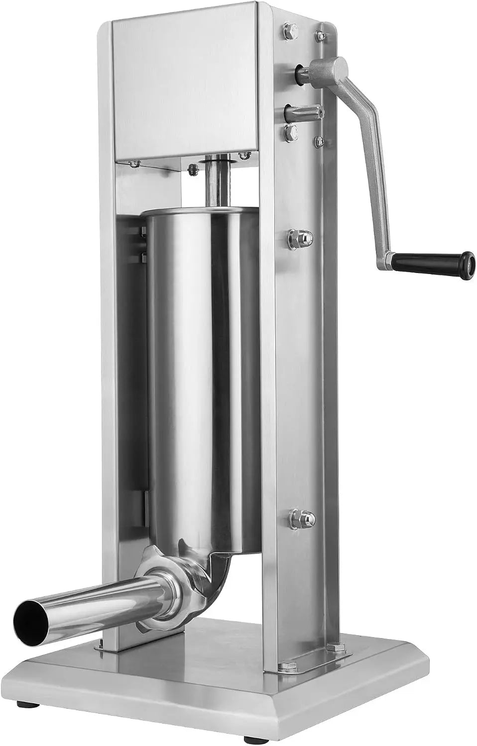 Zelsius Remplisseur professionnel de saucisses en acier inoxydable + quatre tubes de remplissage – argenté