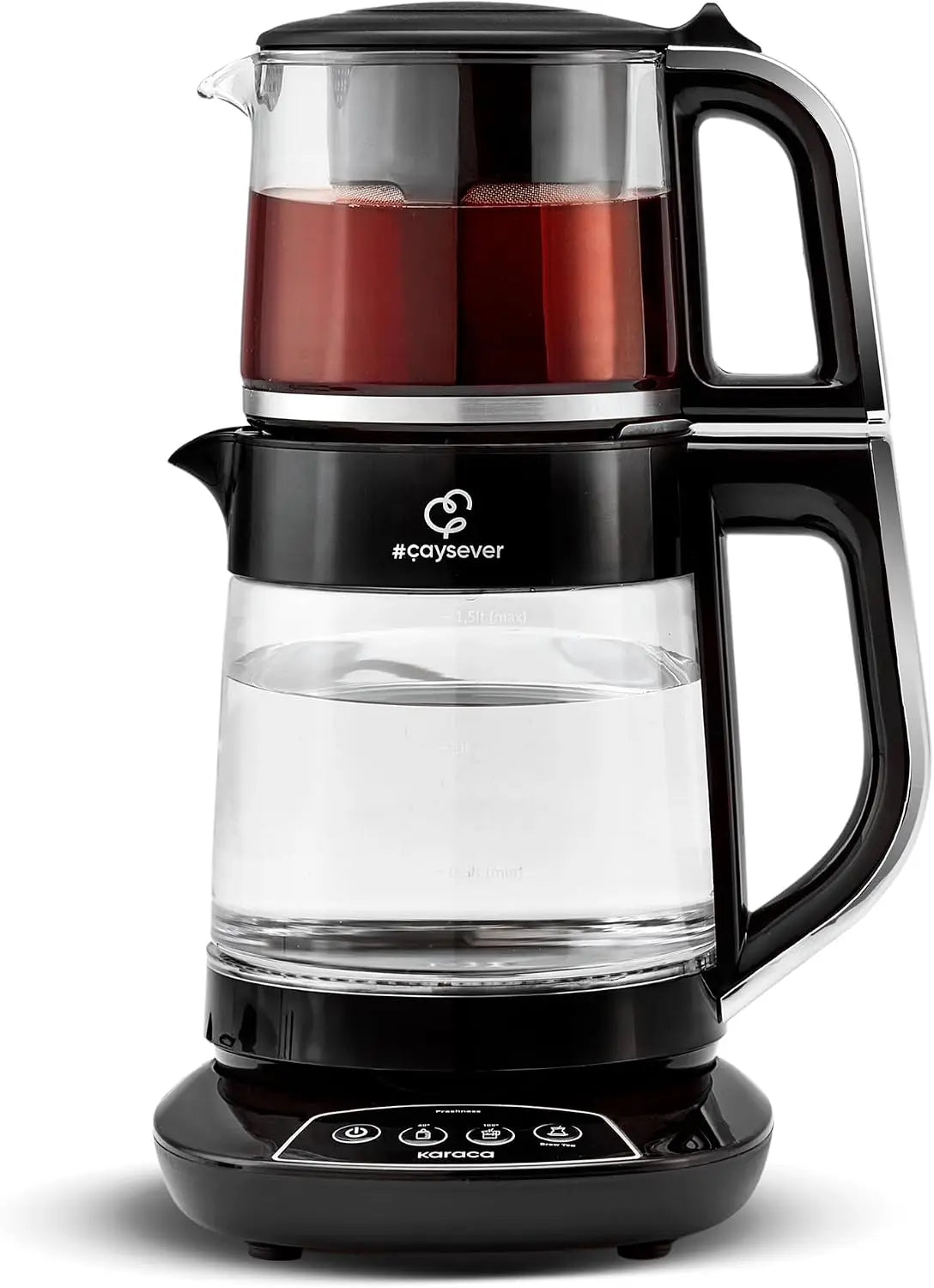 Karaca Caysever Machine acier – 1700 W, noir/gris