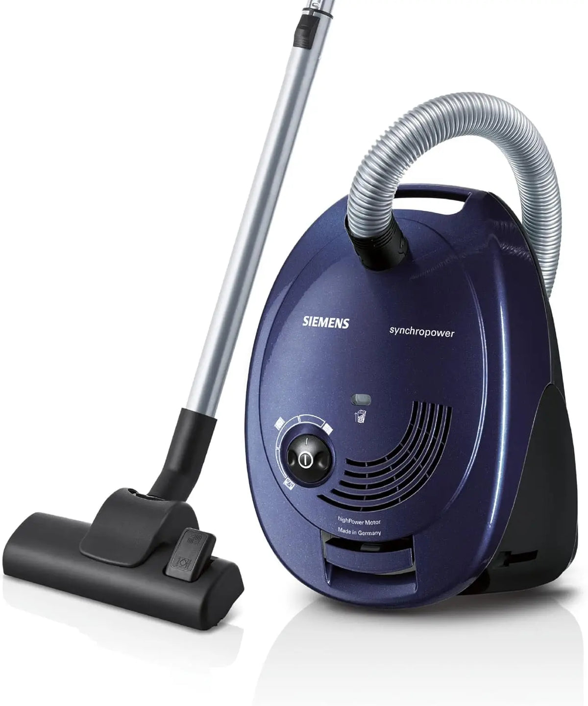 Siemens VS06B1110 Aspirateur synchropower avec sac 700 W – 4 L, 34 kWh, bleu