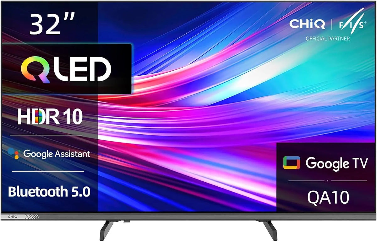 CHiQ téléviseur connecté Téléviseur QLED 32QA10 32 Pouces – noir