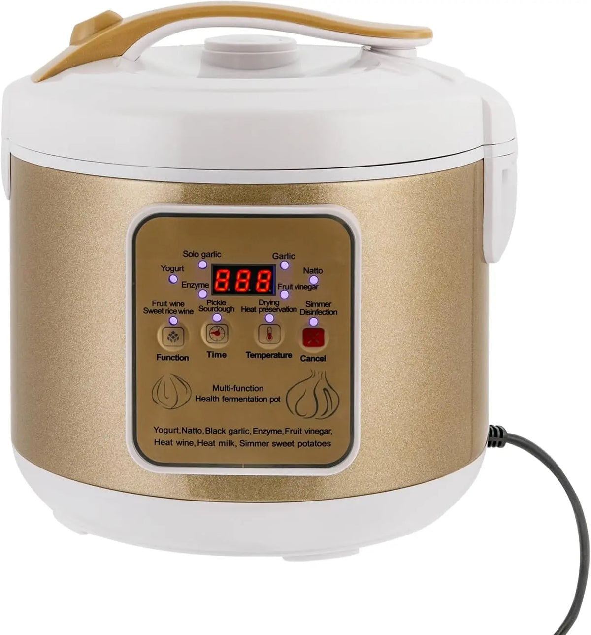 Machine à yaourt entièrement automatique 6 l - Fermenteur d'ail noir intelligent - Machine – 90 W