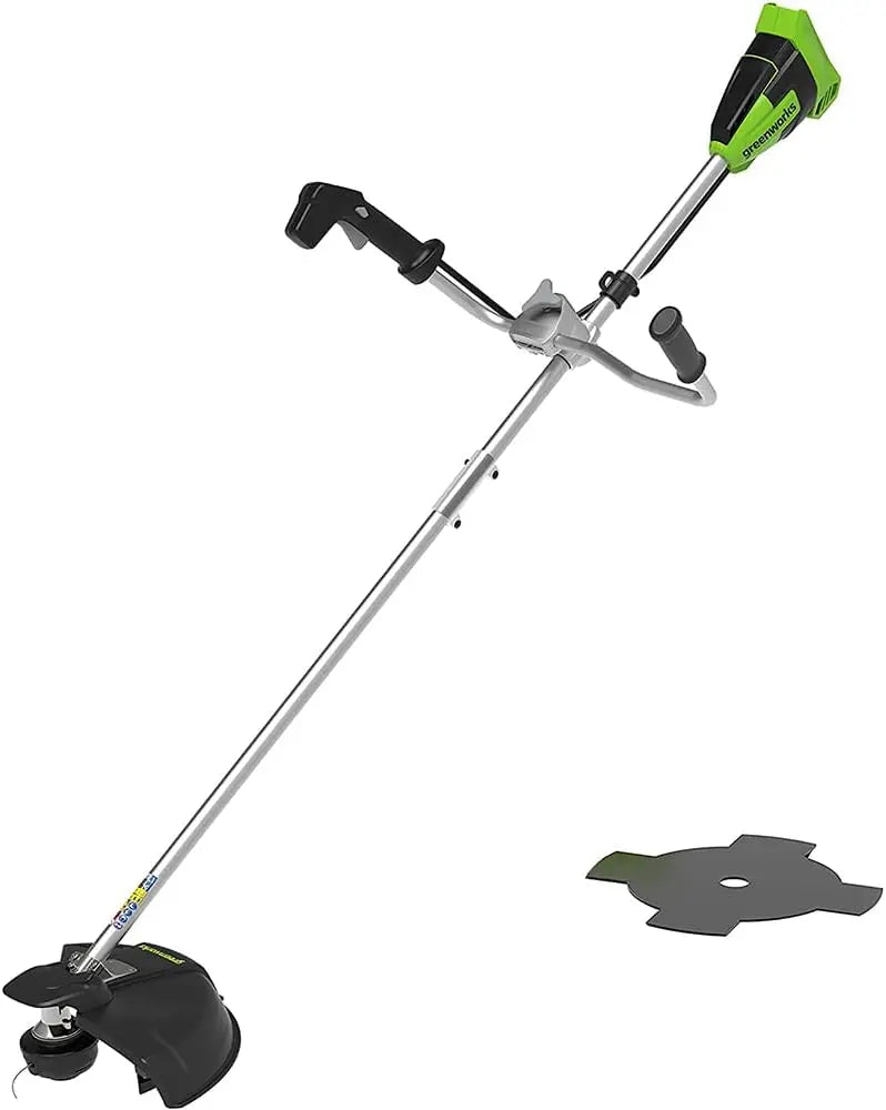 Greenworks GD40BCB Débroussailleuse à Batterie avec Moteur Sans Balai – 2 Ah / 4 Ah, sans batterie, gris/noir