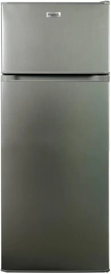 FrigeluX Réfrigérateur double portes look inox RDP210XD 206 L – argenté