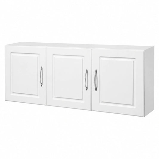 Armoire, réglable, avec rangement, avec étagères, coloris blanc, 31,6 x 137,2 x 51,6 cm, pour la chambre