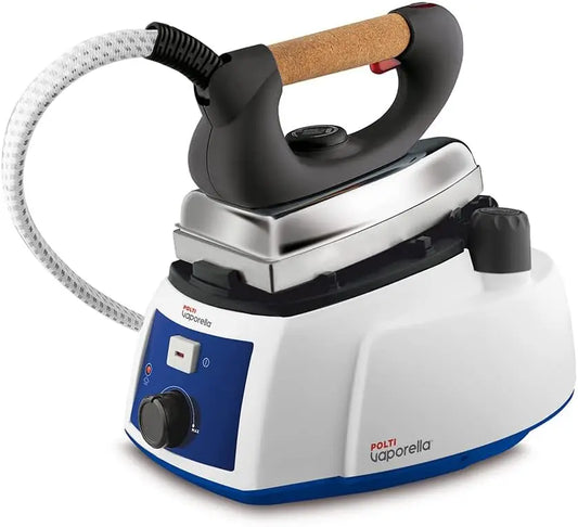 Polti Vaporella 515 Pro Centrale Vapeur avec Chaudière – 1750 W, blanc/bleu