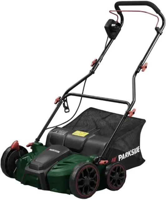 Parkside Scarificateur électrique 2 en 1 aérateur de pelouse aérateur de sol 1800 A1,1800 W – noir/gris