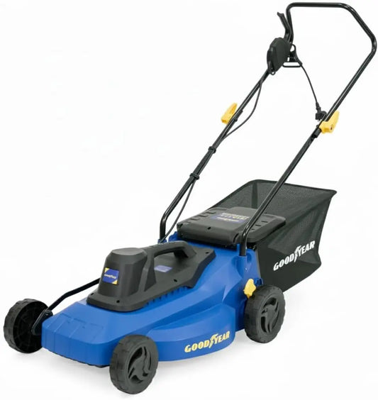 Goodyear - Tondeuse à Gazon Électrique 1800W – gris/bleu