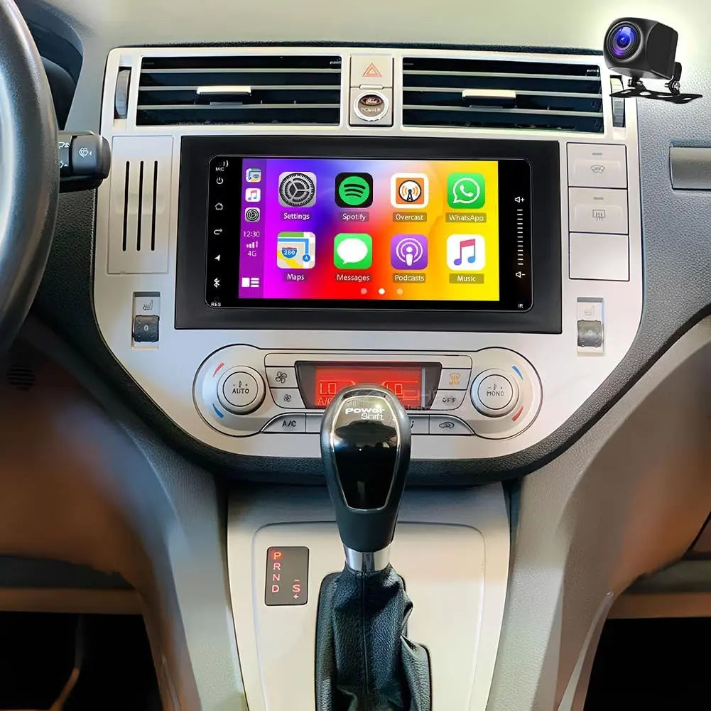 4+64G Android 14 Autoradio Multimédia avec sans Fil CarPlay Android Auto pour Ford Kuga 2009 2012,7 – 4 Go / 64 Go, gris/noir