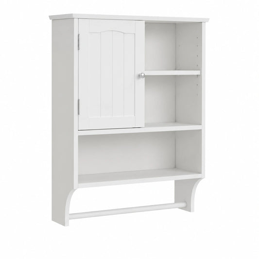 Armoire, réglable, avec rangement, avec étagères, coloris blanc, pour la chambre
