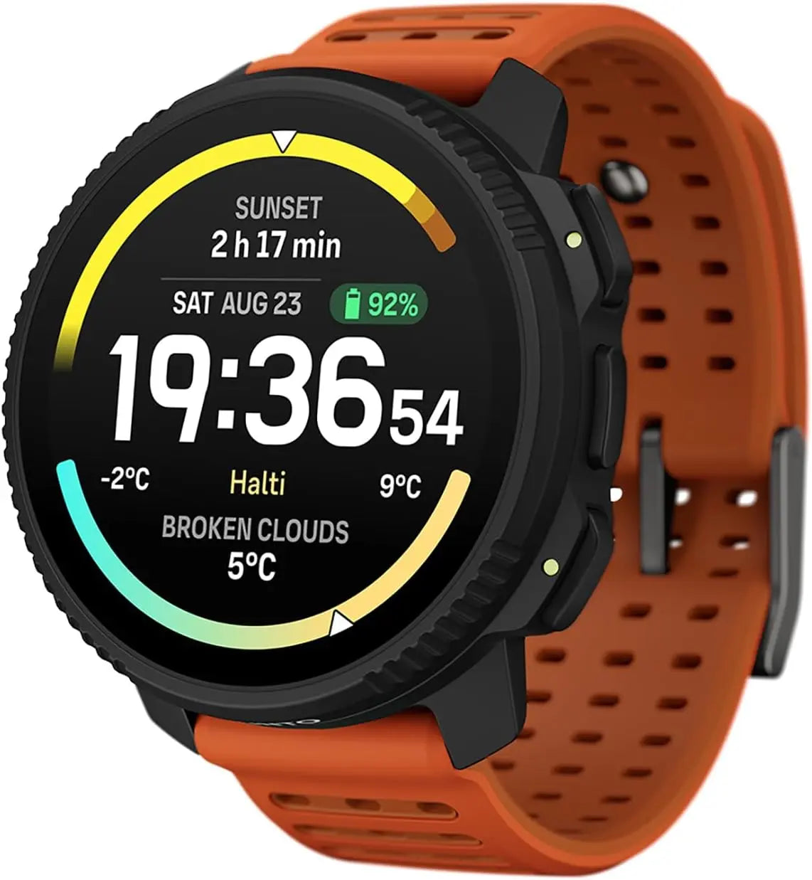 SUUNTO Vertical 2 Montre de Sport GPS – noir/orange