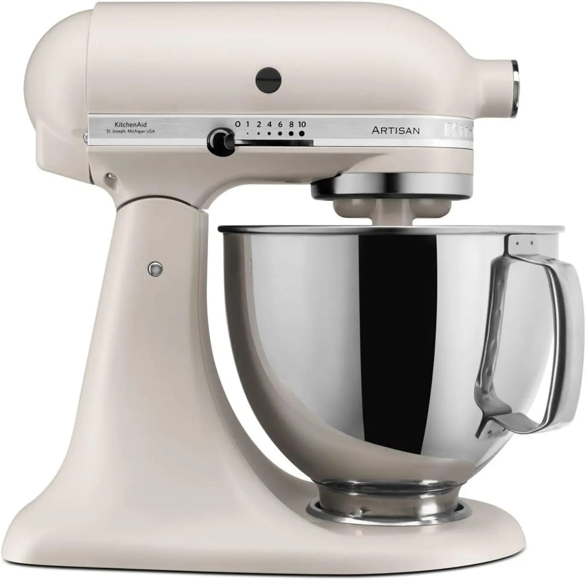 KitchenAid Artisan Robot Pâtissier 4,7L Tête Inclinable Milkshake – 300 W, gris