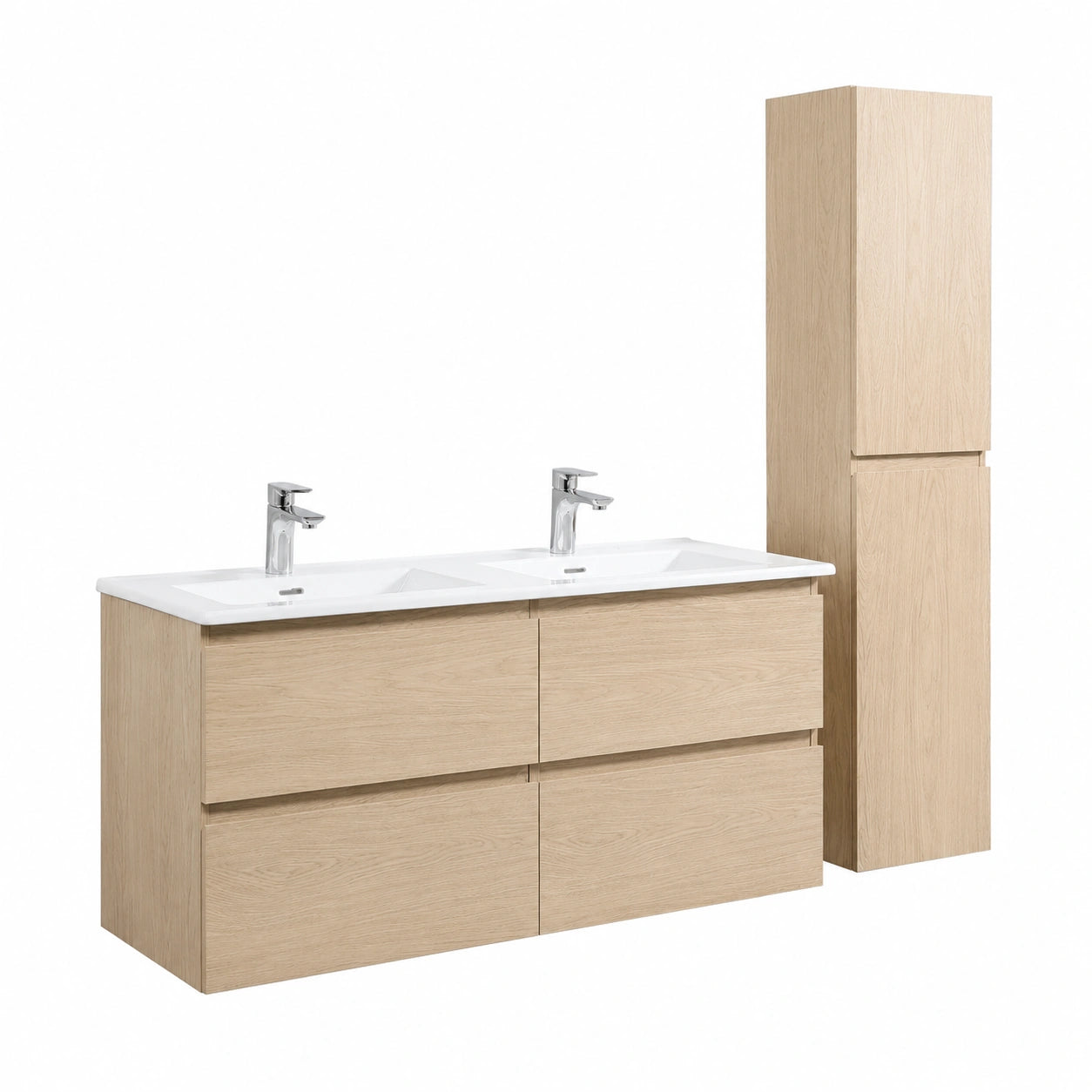 Ensemble de meubles de salle de bain, en chêne, pour la salle de bain