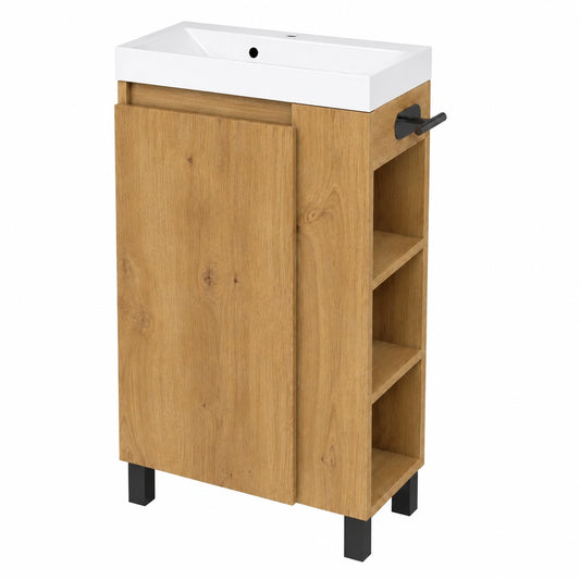 Ensemble de meubles de salle de bain, en chêne, pour la salle de bain