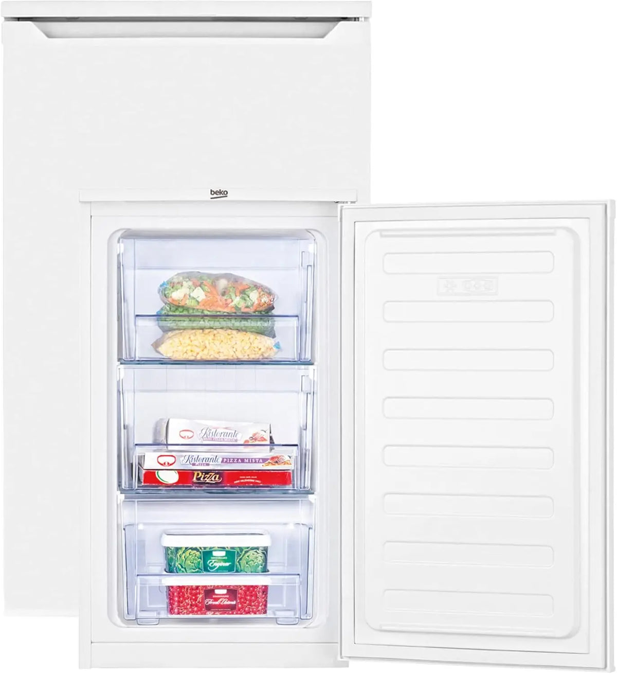 Beko – FS166020 congélateur Autoportante 65 L E Blanc [Nouvelle classe énergétique E/Equivalent A+]