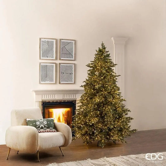 EDG Enzo De Gasperi Sapin de Noël décoration – argenté/vert