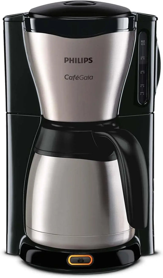 PHILIPS Cafetière filtre – 1000 W, 1,2 L, argenté/noir