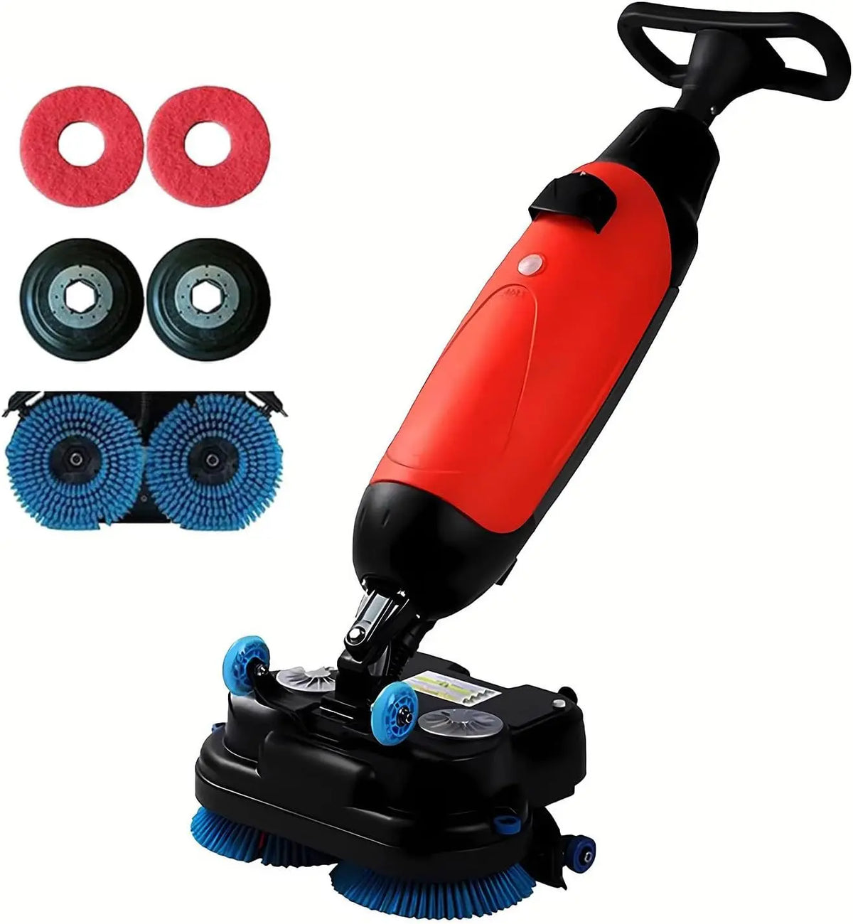Nettoyeur De Sol électrique Et Autolaveuse – sans fil, 4,5 litres / 7,8 litres, rouge