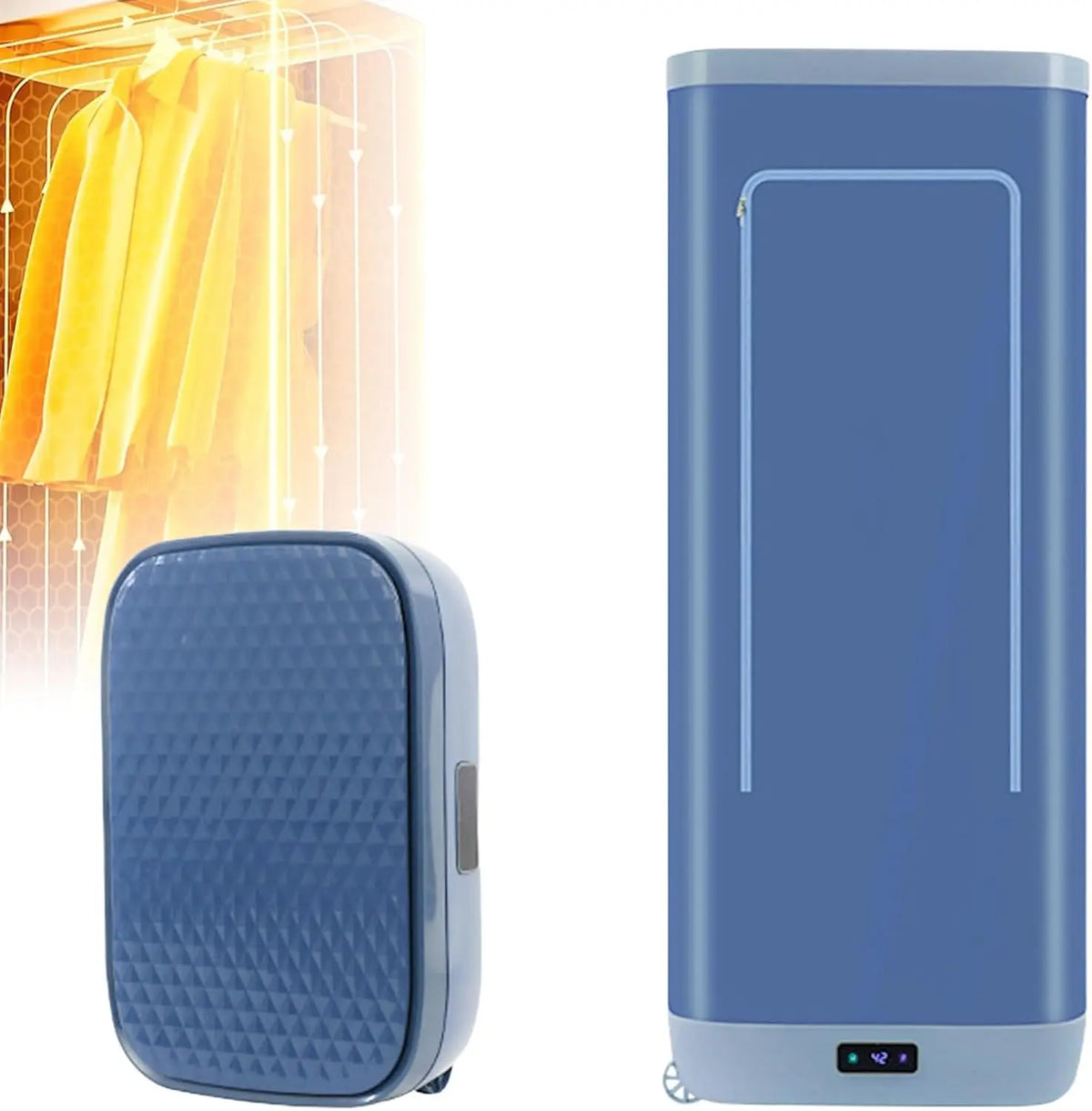 Sèche-linge électrique – 850 W, 520*360*1260 MM, bleu