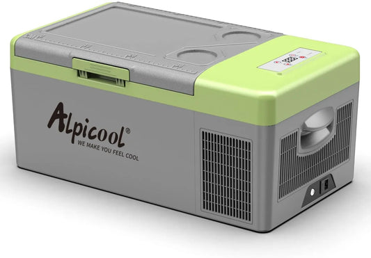 Alpicool Y16T 15L Glacière Electrique Voiture – 1 kwh, gris