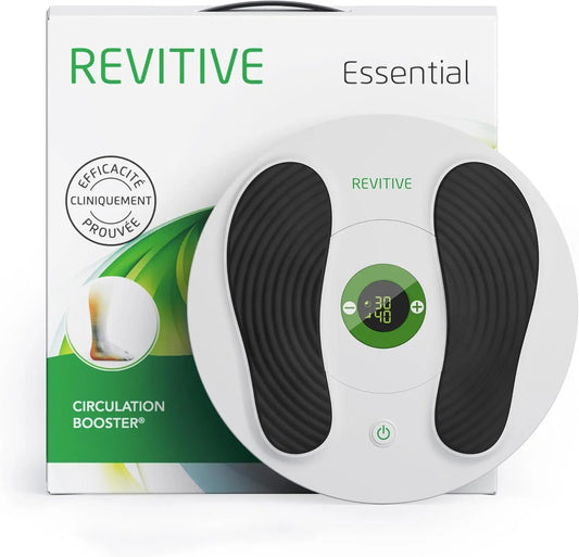Revitive Essential stimulateur circulatoire - Soulagement sans médicaments des douleurs des jambes et – noir/vert/gris