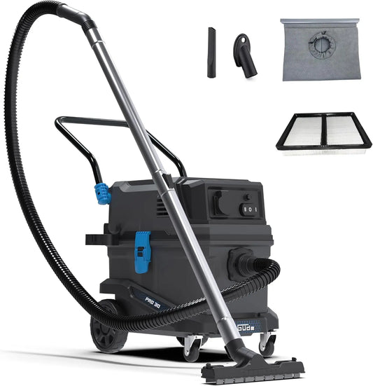 Güde Pro 30 Aspirateur Eau et poussière – 1800 W, 30 litres, 50 Hz, gris/noir