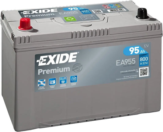 EXIDE EA955 Batterie de Voiture 95Ah 800A – gris