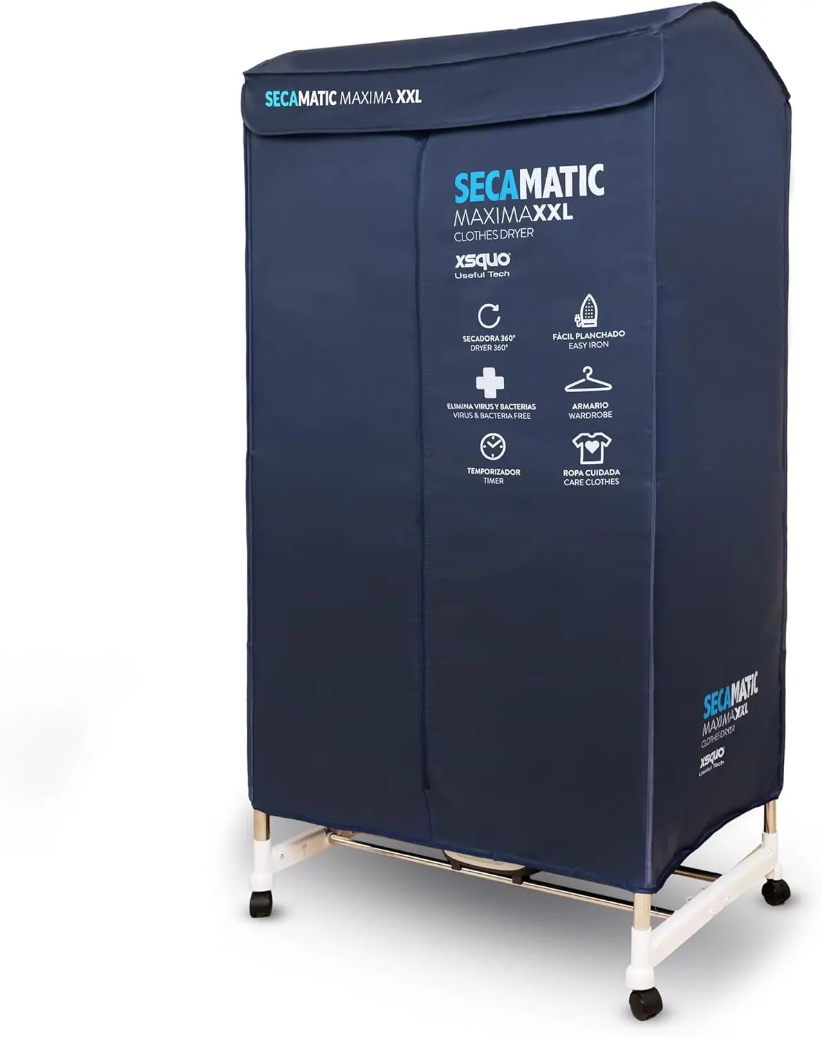 Sèche-linge par ventilation 1200 W – bleu/gris