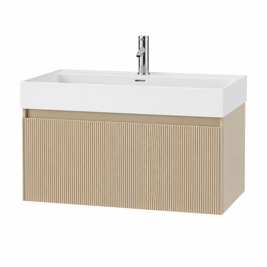 Ensemble de meubles de salle de bain, coloris taupe, pour la salle de bain