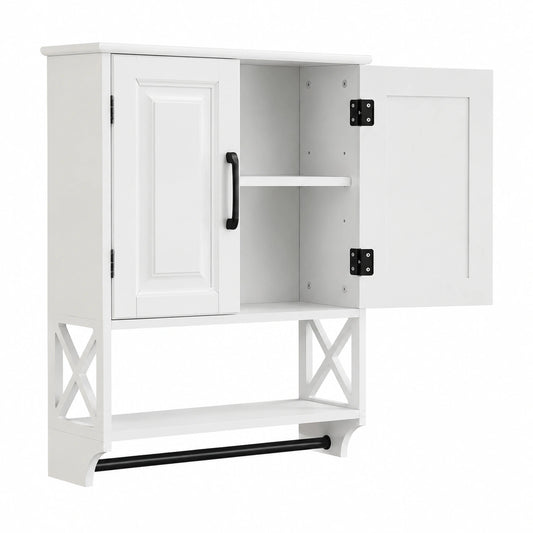 Armoire, réglable, avec rangement, avec étagères, coloris blanc, pour la chambre