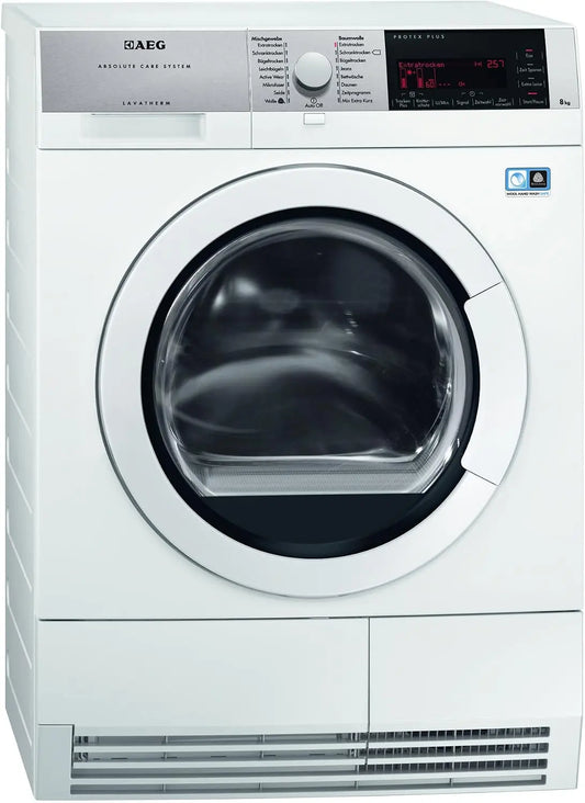 AEG T97685IH Sèche-linge à évacuation d'air/A / 8 kg/acier inoxydable/indicateur de marche – argenté