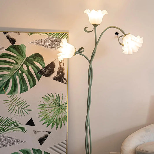 Lampadaire En Spirale Verte – 40 W / 5 W