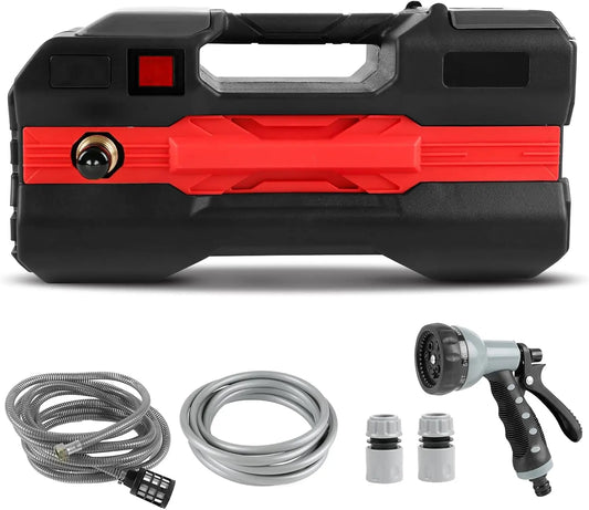 Makita Pompe à eau compatible avec Makita 18 V batterie – noir/gris/rouge