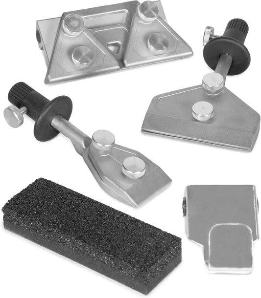 WEN 42704B Kit d'accessoires d'affûtage pour système d'affûtage Argenté 25 –4 cm