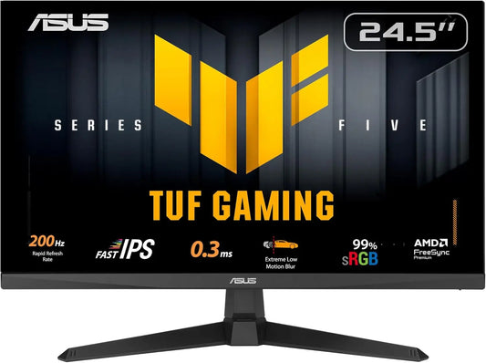ASUS TUF pour le jeu VG259Q5A 24 Pouces 200Hz Écran PC pour le jeu Fast IPS – noir