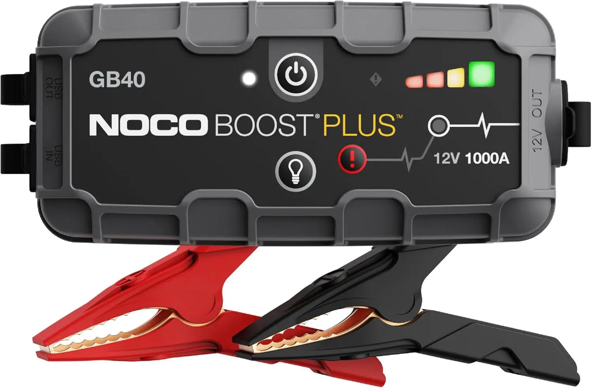 NOCO Boost GB40 Booster Batterie 1000A pour Essence 6,0L et Diesel 3,0L – gris/noir