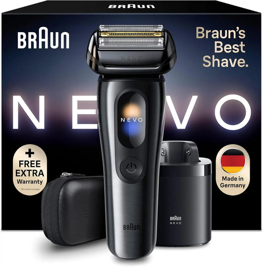 Braun Rasoir Electrique Homme NEVO 15115C – noir/gris