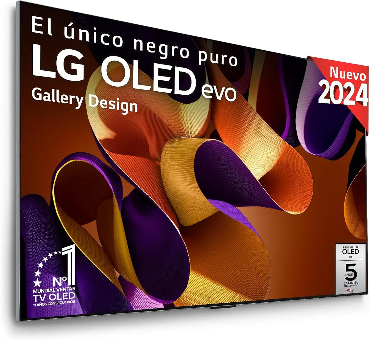 TV téléviseur OLED Evo LG OLED65G4 164 cm 4K UHD téléviseur connecté 2024 Noir et Argent