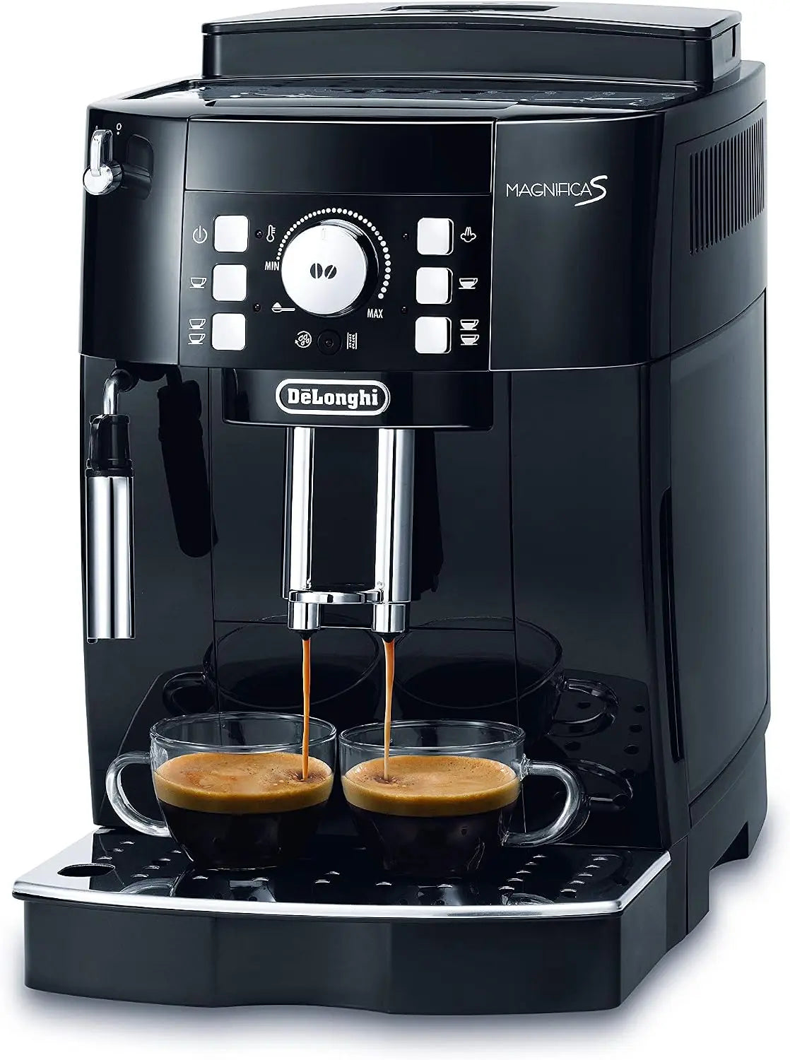 DeLonghi Ecam 21.116.B Cafetière Magnifica S buse vapeur . noir